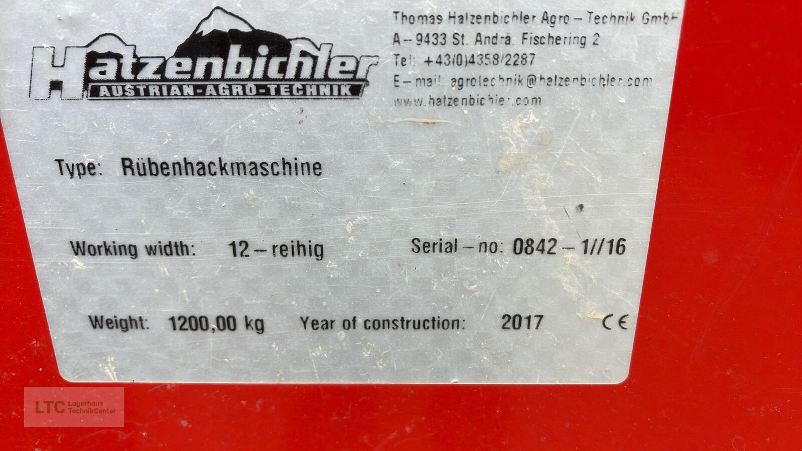 Striegel tip Hatzenbichler Heck Hackgerät 12x 50, Gebrauchtmaschine in Eggendorf (Poză 10)