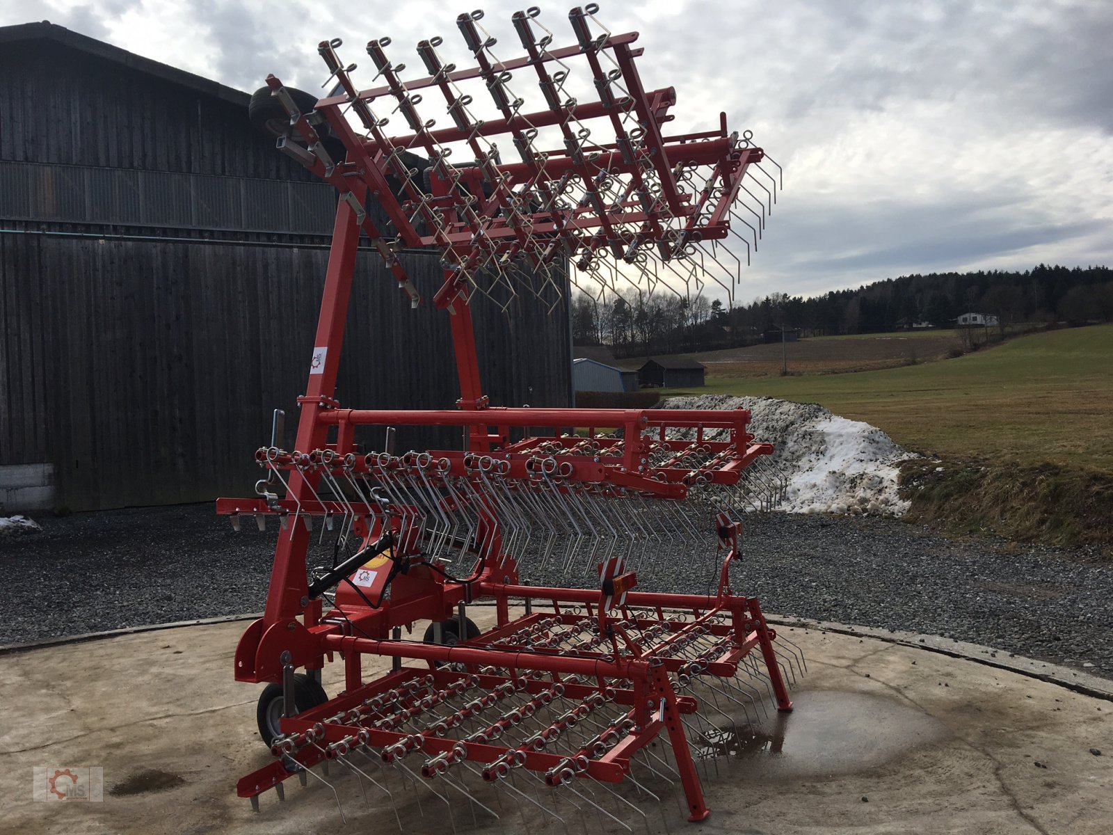 Striegel a típus Jar-Met 9m mit Crossboard Wiesenstriegel, Neumaschine ekkor: Tiefenbach (Kép 5)