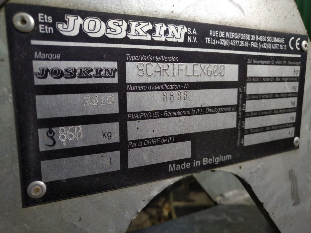 Striegel of the type Joskin Scariflex 600, Gebrauchtmaschine in Liebenwalde (Picture 4)