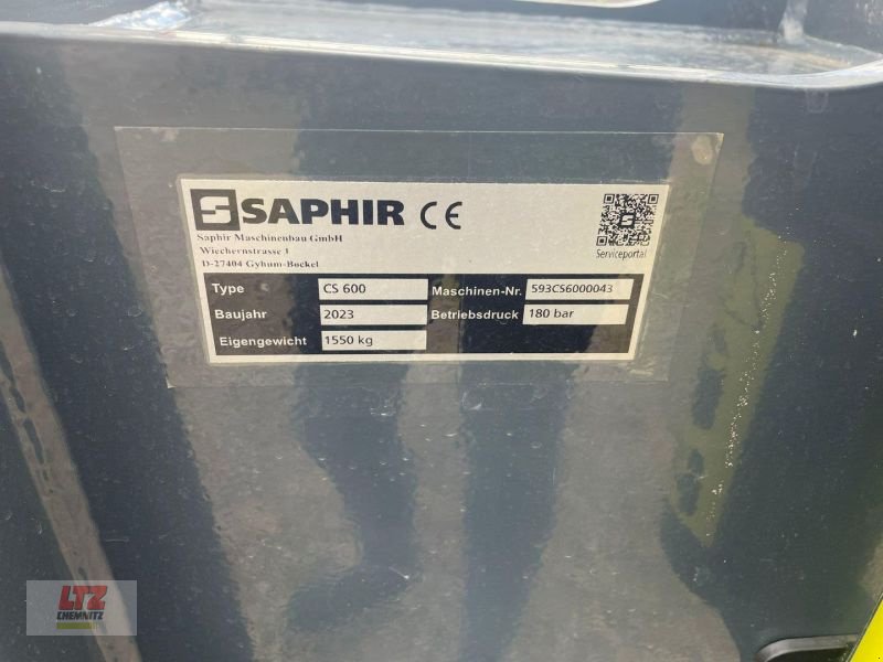 Striegel του τύπου Saphir CLEARSTAR 600 STROHSTRIEGEL, Vorführmaschine σε Hartmannsdorf (Φωτογραφία 6)