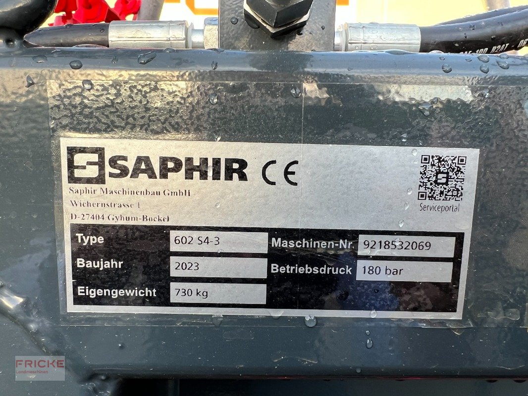 Striegel Türe ait Saphir Perfekt 602 S4 *NEU & auf LAGER*, Gebrauchtmaschine içinde Demmin (resim 6)