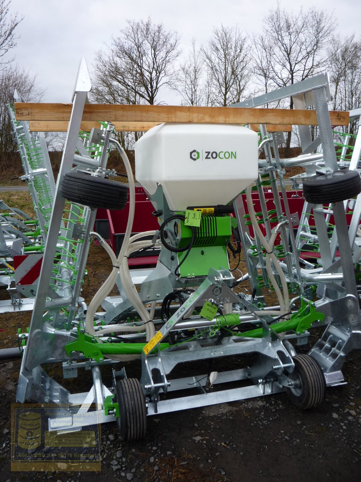 Striegel du type Zocon Unkraustriegel, Grünlandstriegel Greenkeeper 6, Neumaschine en Pfarrweisach (Photo 4)