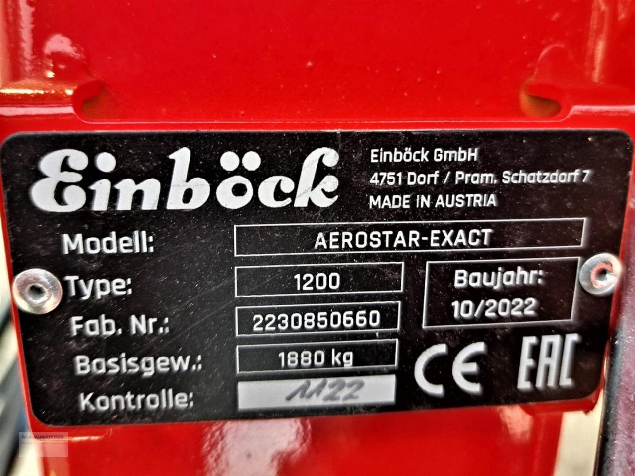 Striegeltechnik & Hacktechnik typu Einböck AEROSTAR-EXACT 1200, Neumaschine v Unterdietfurt (Obrázek 15)