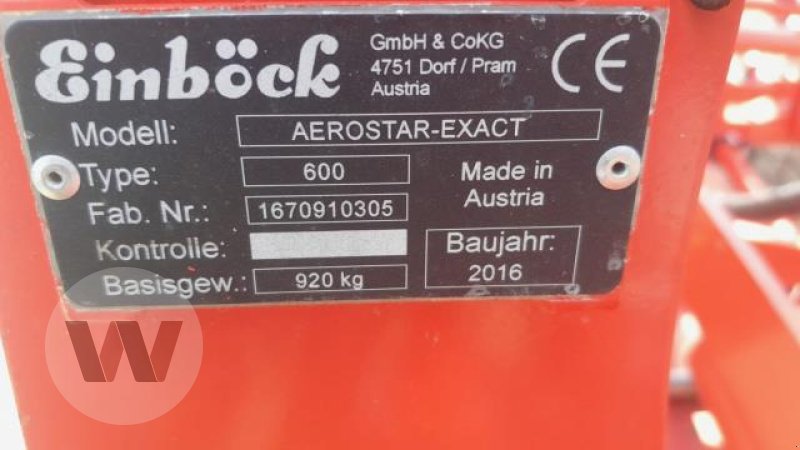 Striegeltechnik & Hacktechnik van het type Einböck Aerostar-Exact 600, Gebrauchtmaschine in Börm (Foto 8)