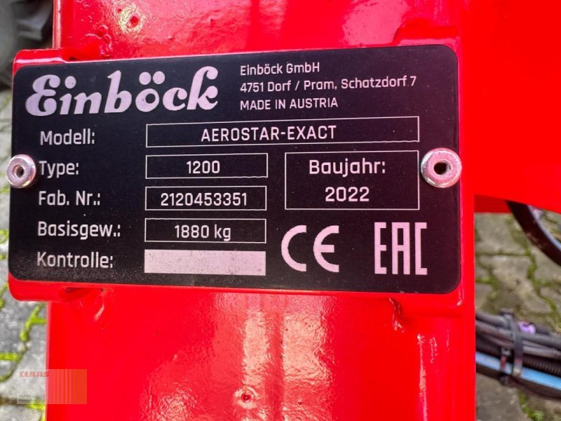 Striegeltechnik & Hacktechnik от тип Einböck Aerostar  Exatkt 1200, Neumaschine в Reinheim (Снимка 5)