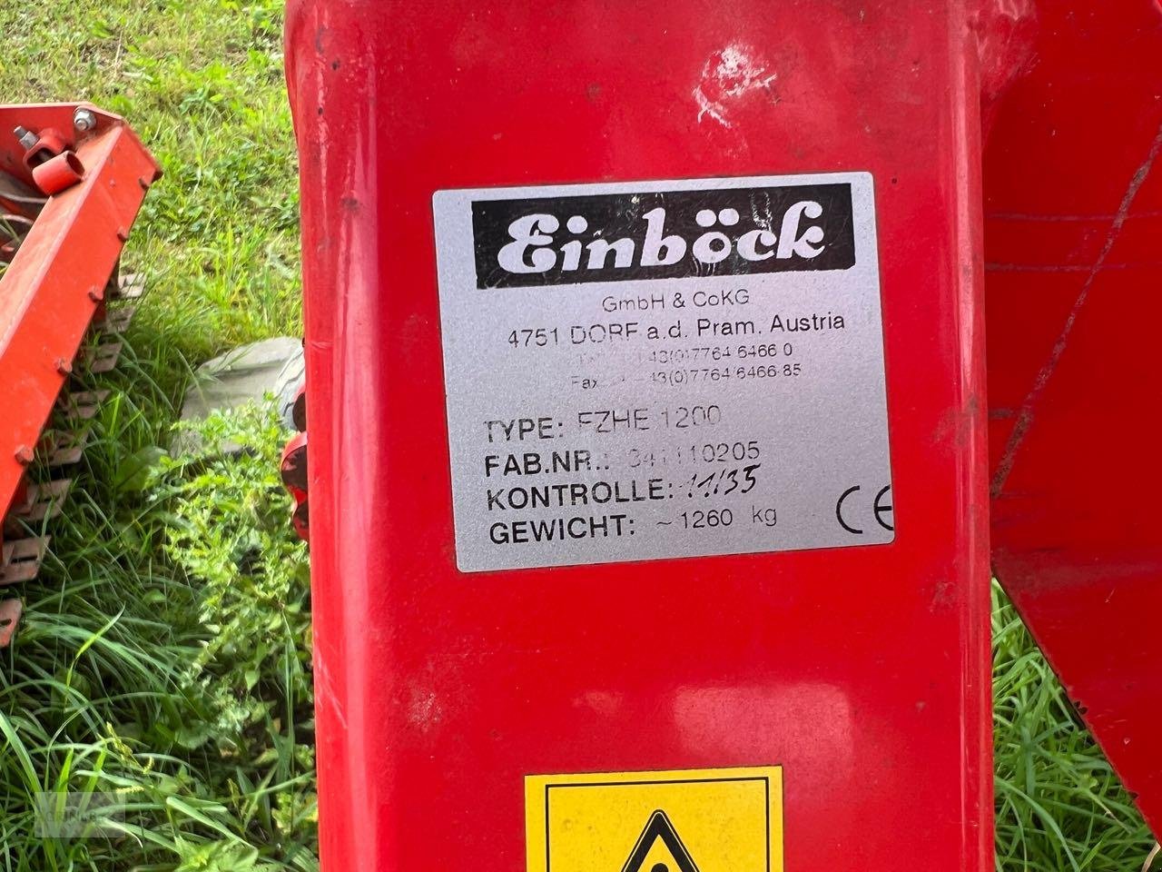 Striegeltechnik & Hacktechnik del tipo Einböck FZHE 1200, Gebrauchtmaschine In Prenzlau (Immagine 12)