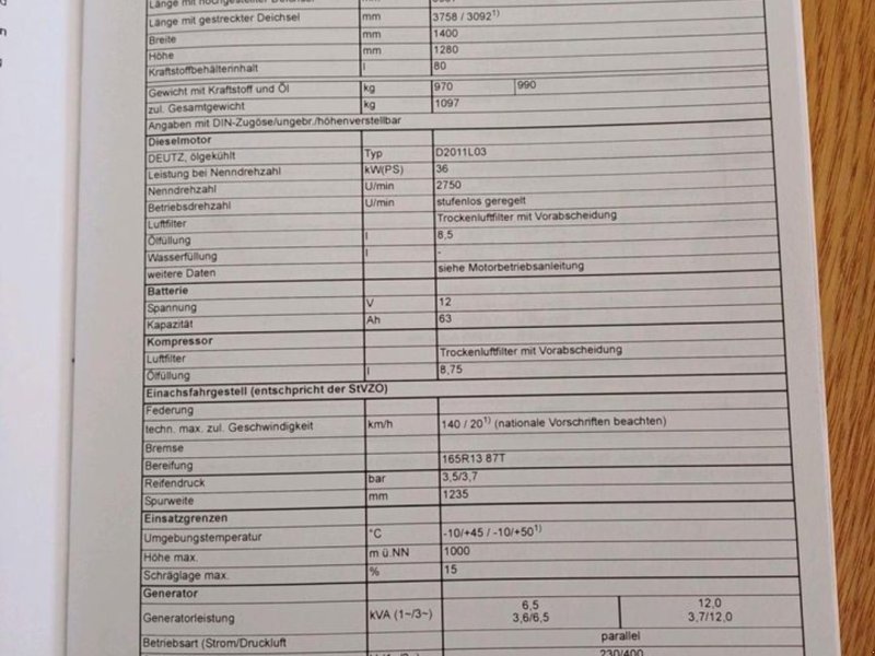 Stromaggregat a típus Cp 4.0 Baukompressor, Gebrauchtmaschine ekkor: Stamsried (Kép 1)