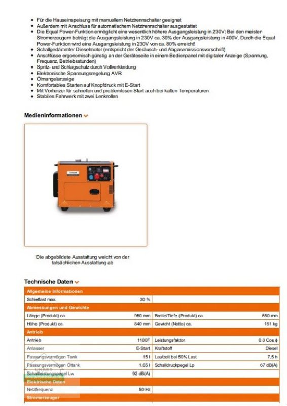 Stromaggregat tipa Sonstige PG-D 80TEA, Neumaschine u Engerwitzdorf (Slika 9)