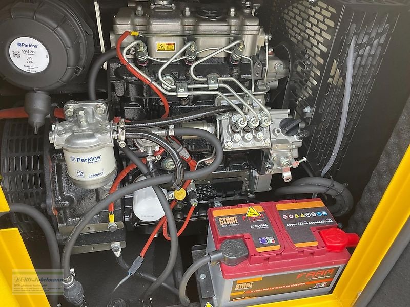 Stromerzeuger del tipo Ferbo FERBO Dieselstromerzeuger (13,1 KVA) Modell FE 16 P-S-A mit PERKINSMOTOR, Art. Nr.: 2,4,000869, NEU, Neumaschine en Itterbeck (Imagen 2)