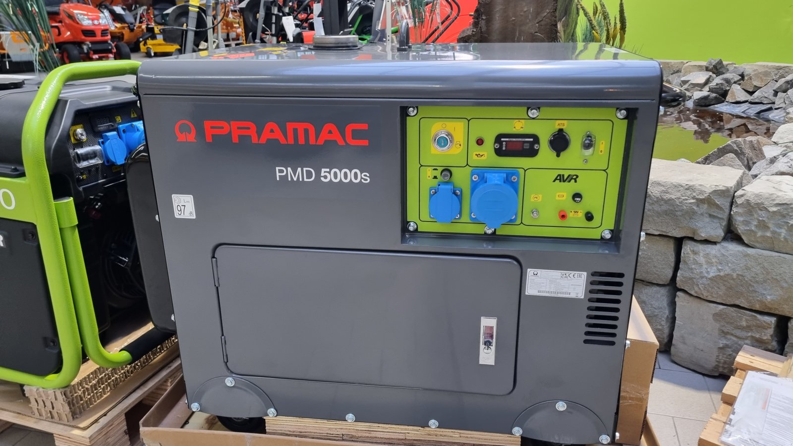 Stromerzeuger Türe ait Pramac PMD 5000s Diesel, Neumaschine içinde Olpe (resim 1)