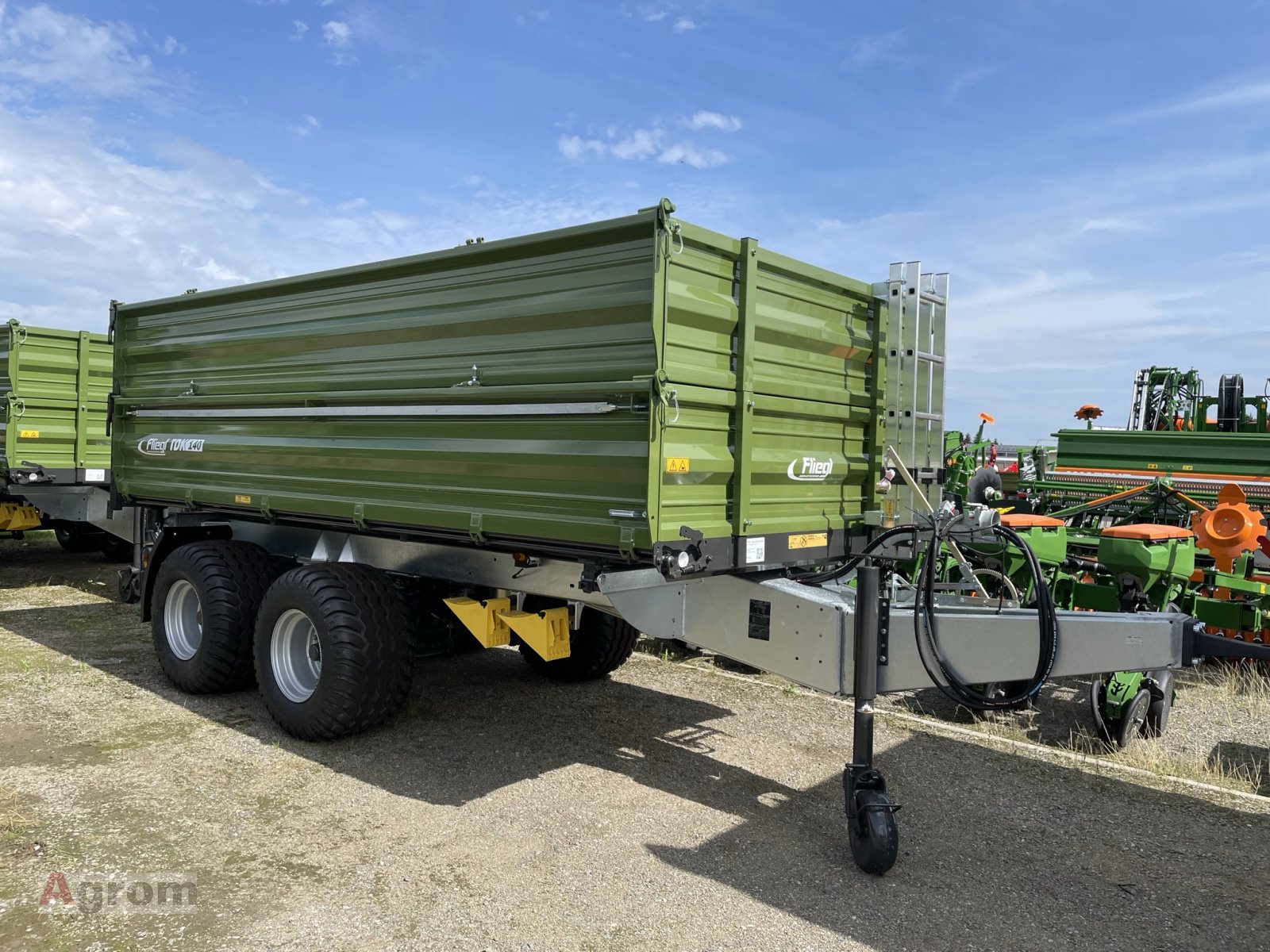 Tandemkipper a típus Fliegl TDK 140 FOX, Neumaschine ekkor: Meißenheim-Kürzell (Kép 1)