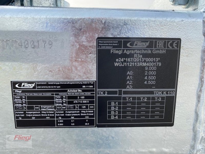 Tandemkipper typu Fliegl TDK-K110, Neumaschine v Mühldorf (Obrázek 11)