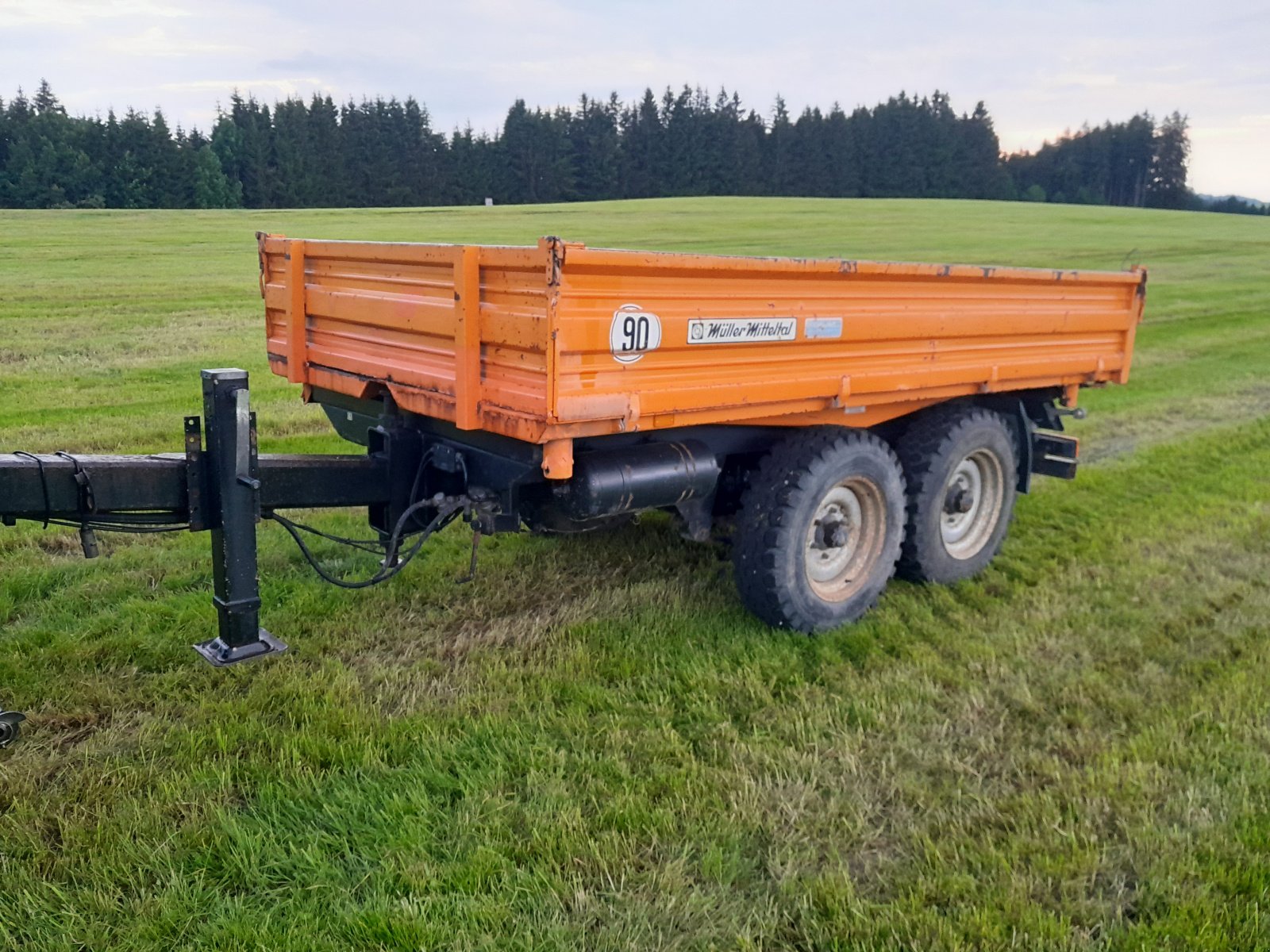 Tandemkipper del tipo Müller-Mitteltal EDA - TA Tandem Kipper, Gebrauchtmaschine en Eggenthal (Imagen 1)