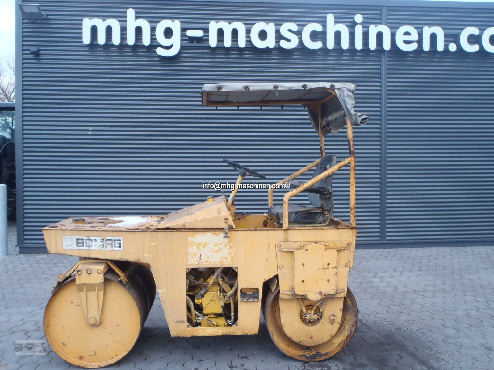 Tandemvibrationswalze Türe ait Bomag BW 90 T, Gebrauchtmaschine içinde Gescher (resim 1)