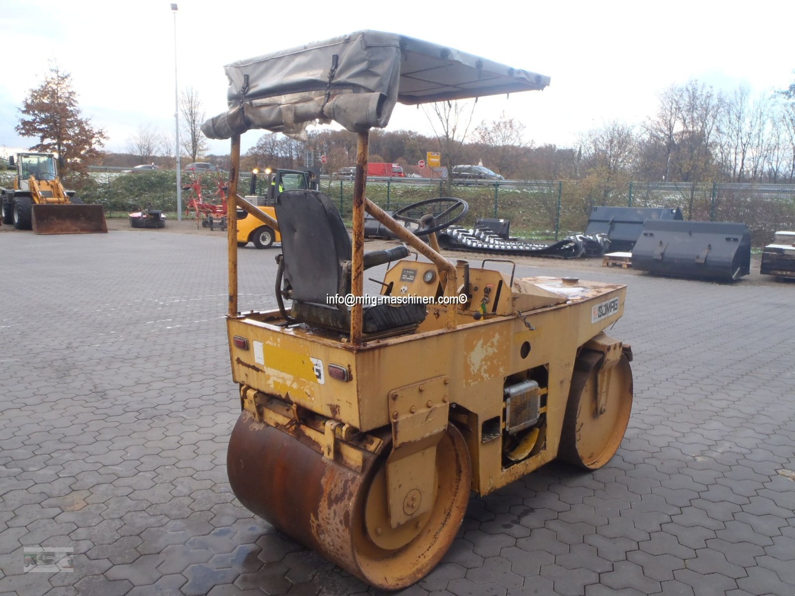 Tandemvibrationswalze of the type Bomag BW 90 T, Gebrauchtmaschine in Gescher (Picture 4)