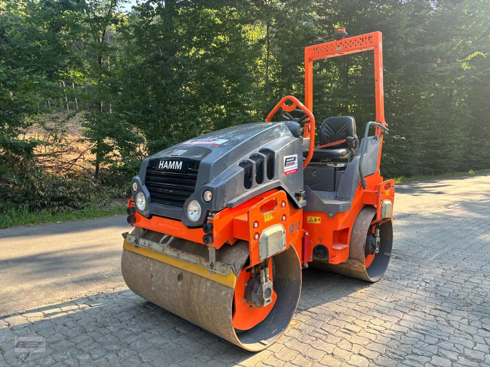 Tandemvibrationswalze van het type Hamm HD 12 VV, Gebrauchtmaschine in Deutsch - Goritz (Foto 3)