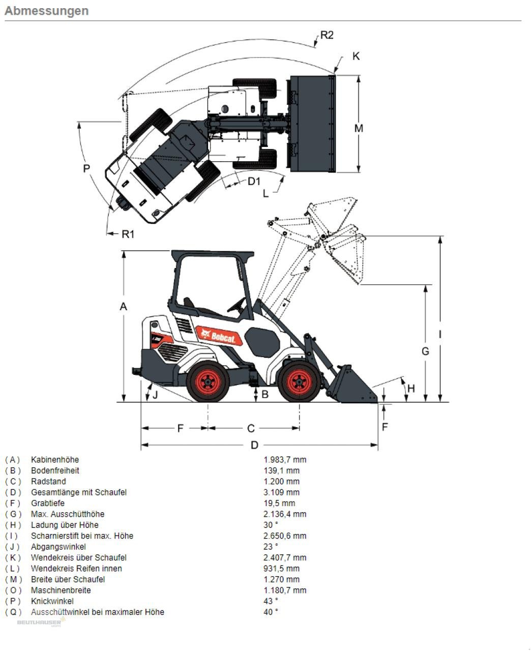 Teleradlader от тип Bobcat L28 Kompakter-Knicklader, Gebrauchtmaschine в Hagelstadt (Снимка 6)