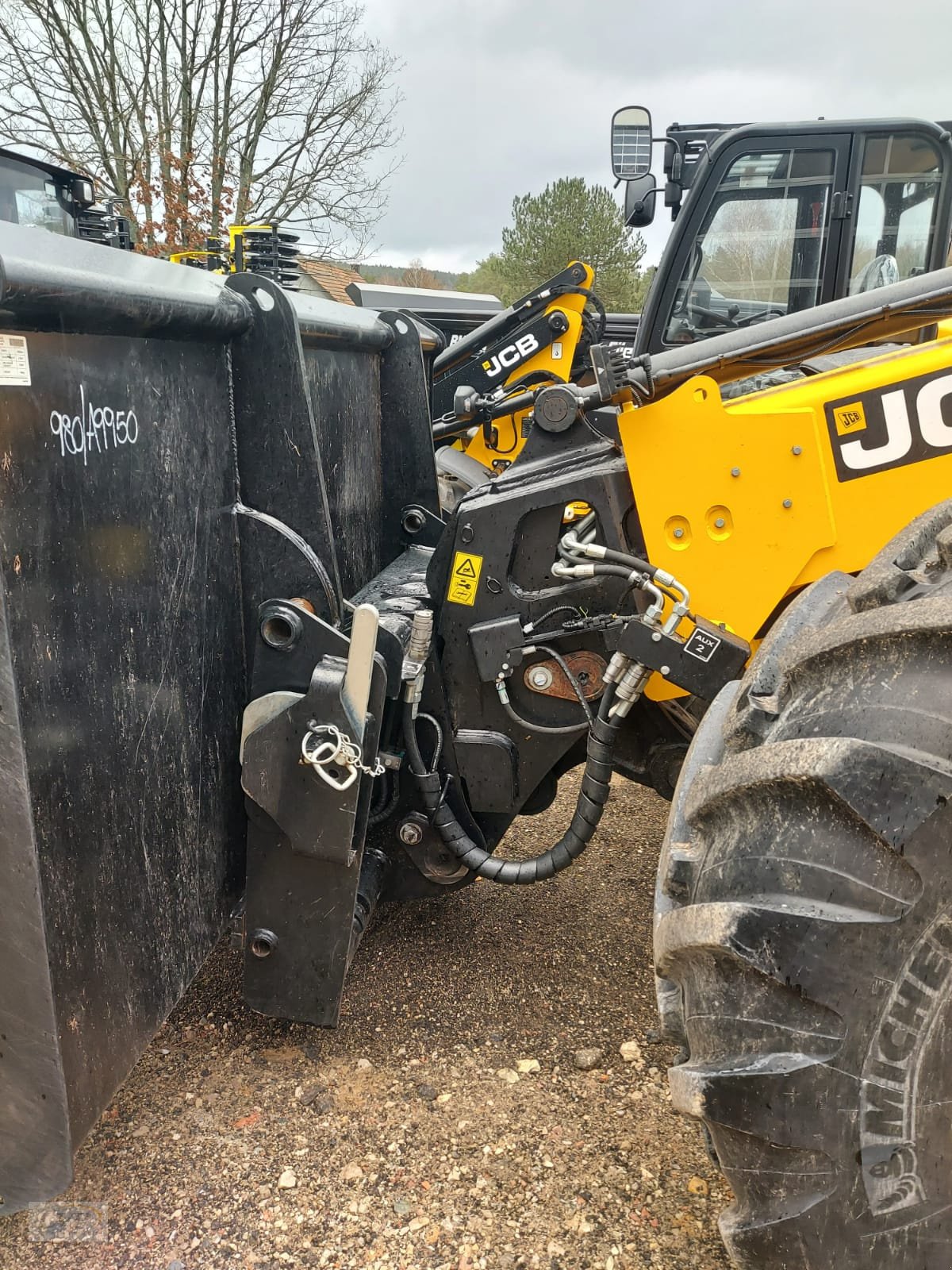 Teleradlader tipa JCB TM 320 Agri, Mietmaschine u Pegnitz (Slika 8)