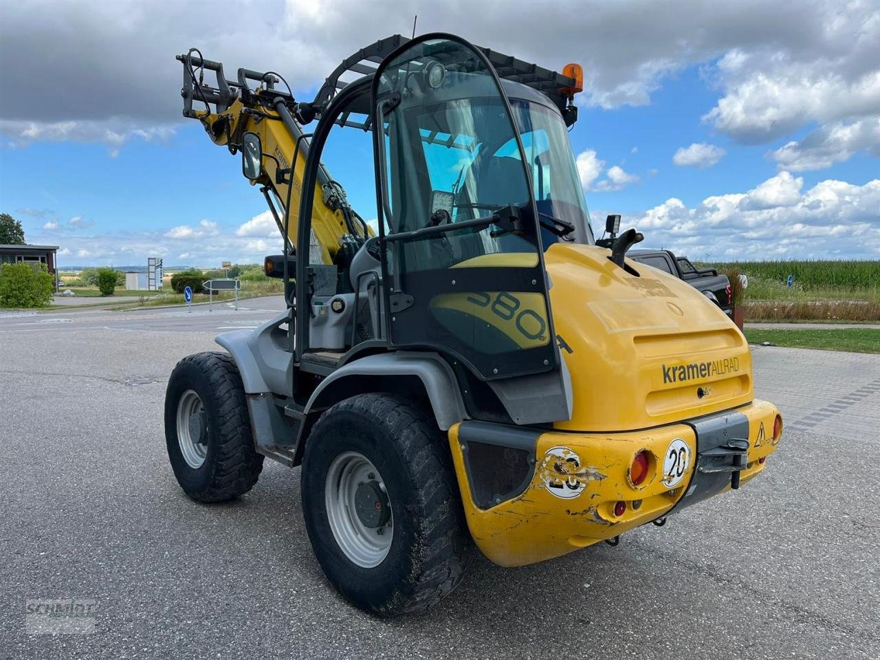 Teleradlader van het type Kramer 580T, Gebrauchtmaschine in Herbrechtingen (Foto 4)