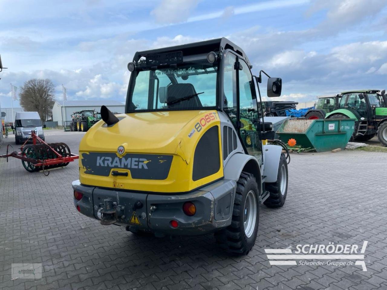 Teleradlader van het type Kramer 8085 T, Gebrauchtmaschine in Wildeshausen (Foto 3)