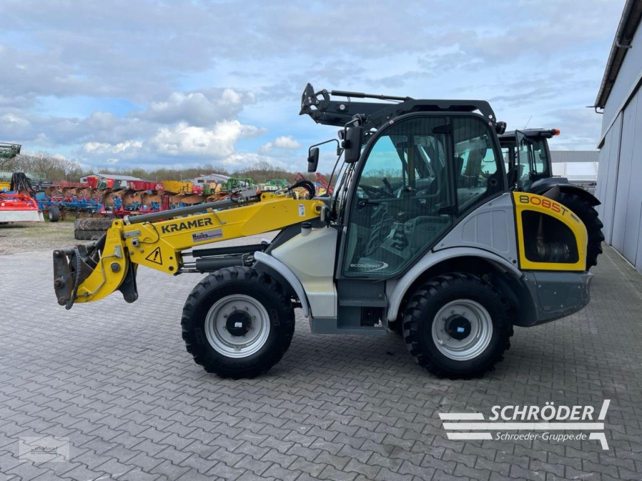 Teleradlader van het type Kramer 8085 T, Gebrauchtmaschine in Wildeshausen (Foto 4)