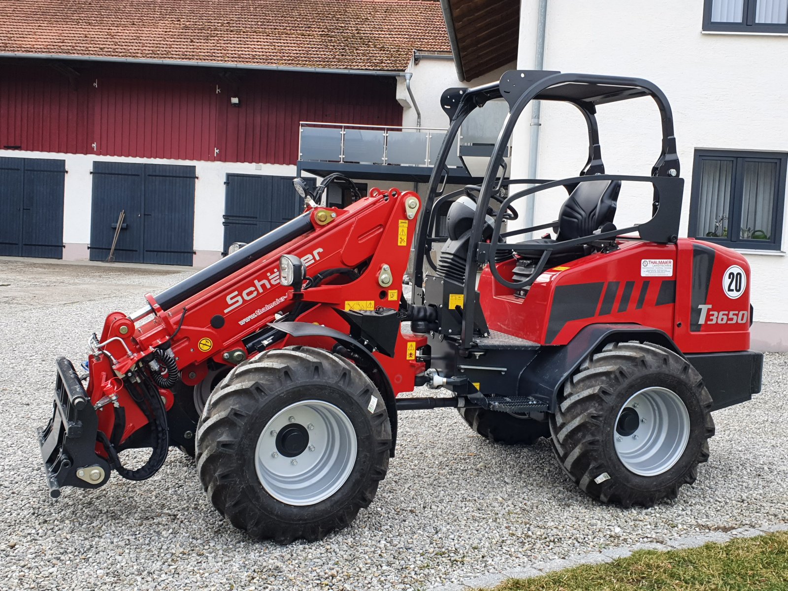 Teleradlader del tipo Schäffer 3650 T, Neumaschine en Oberornau (Imagen 2)