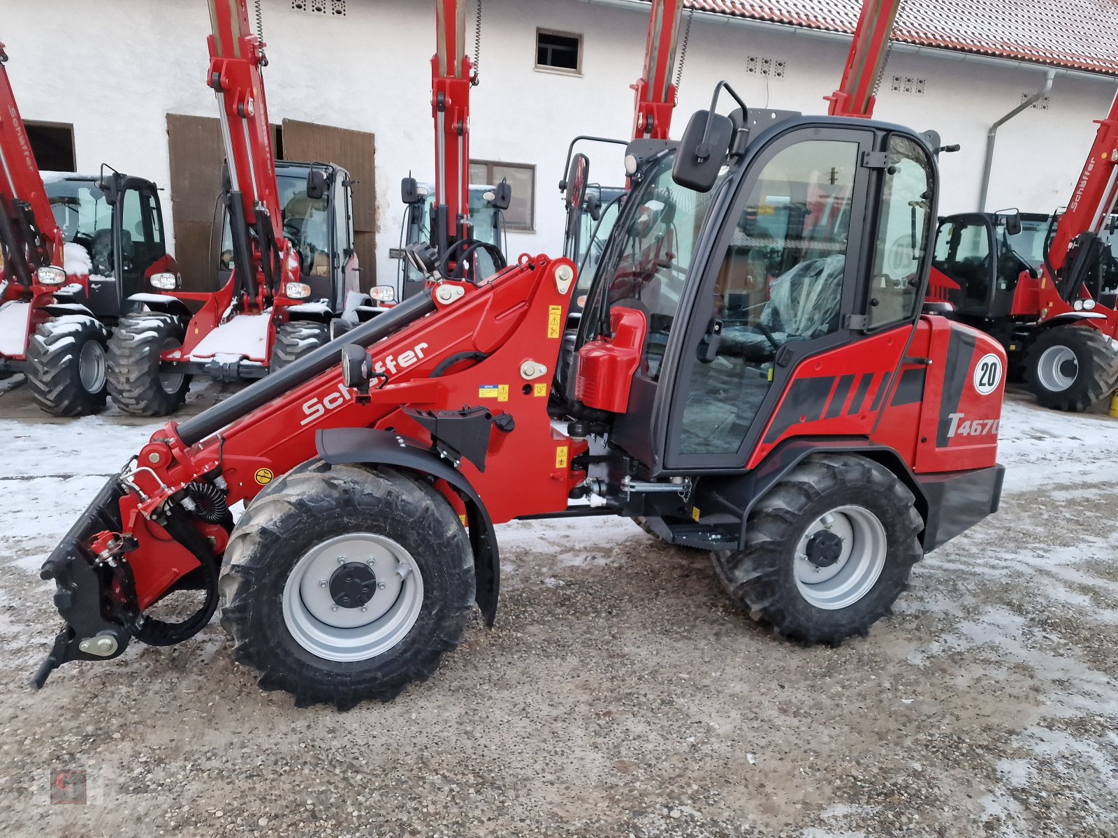 Teleradlader van het type Schäffer 4670 T-2, Neumaschine in Gerolsbach (Foto 1)