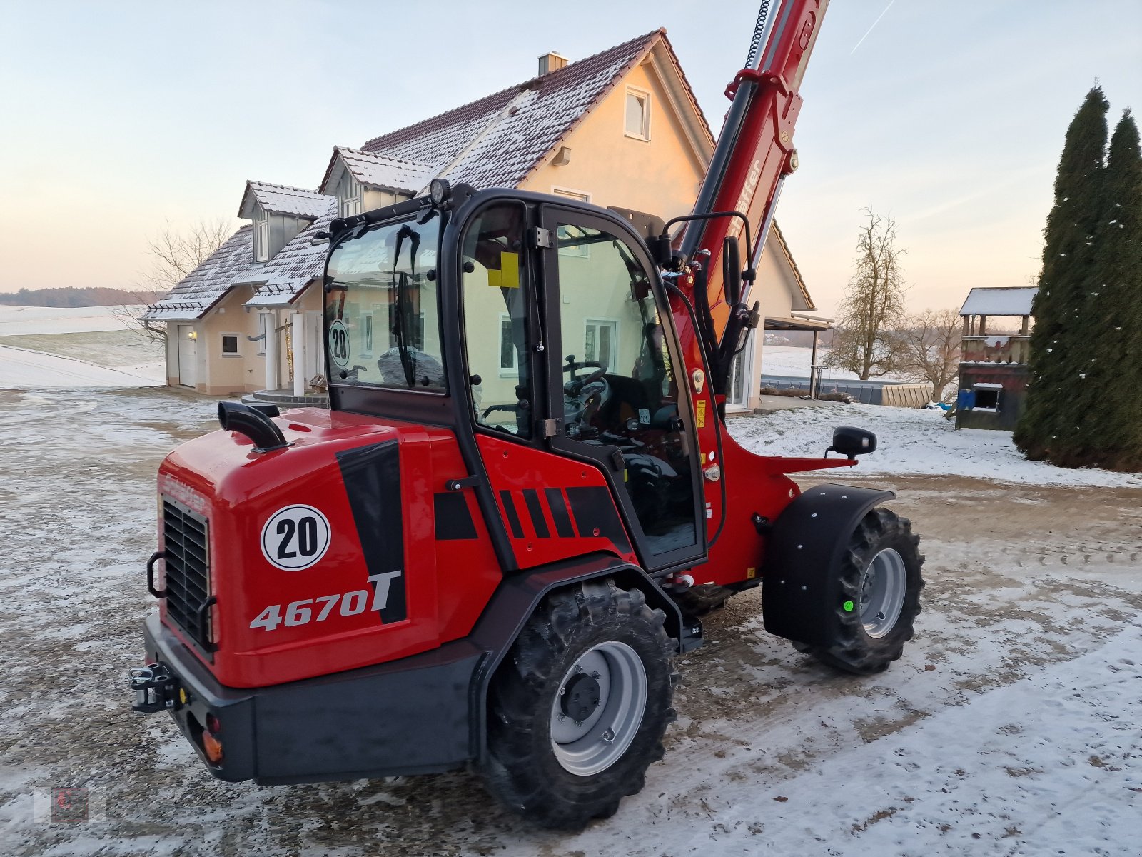 Teleradlader типа Schäffer 4670 T-2, Neumaschine в Gerolsbach (Фотография 5)