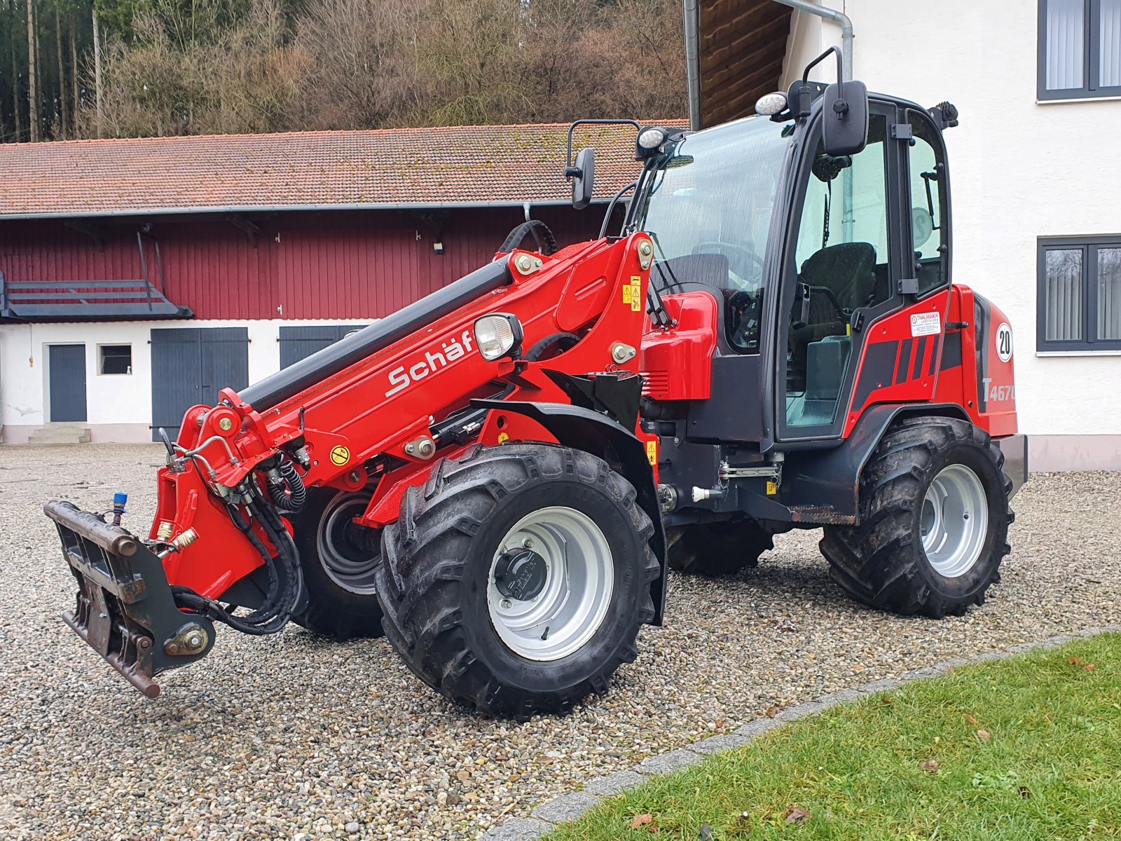 Teleradlader van het type Schäffer 4670 T, Gebrauchtmaschine in Oberornau (Foto 1)