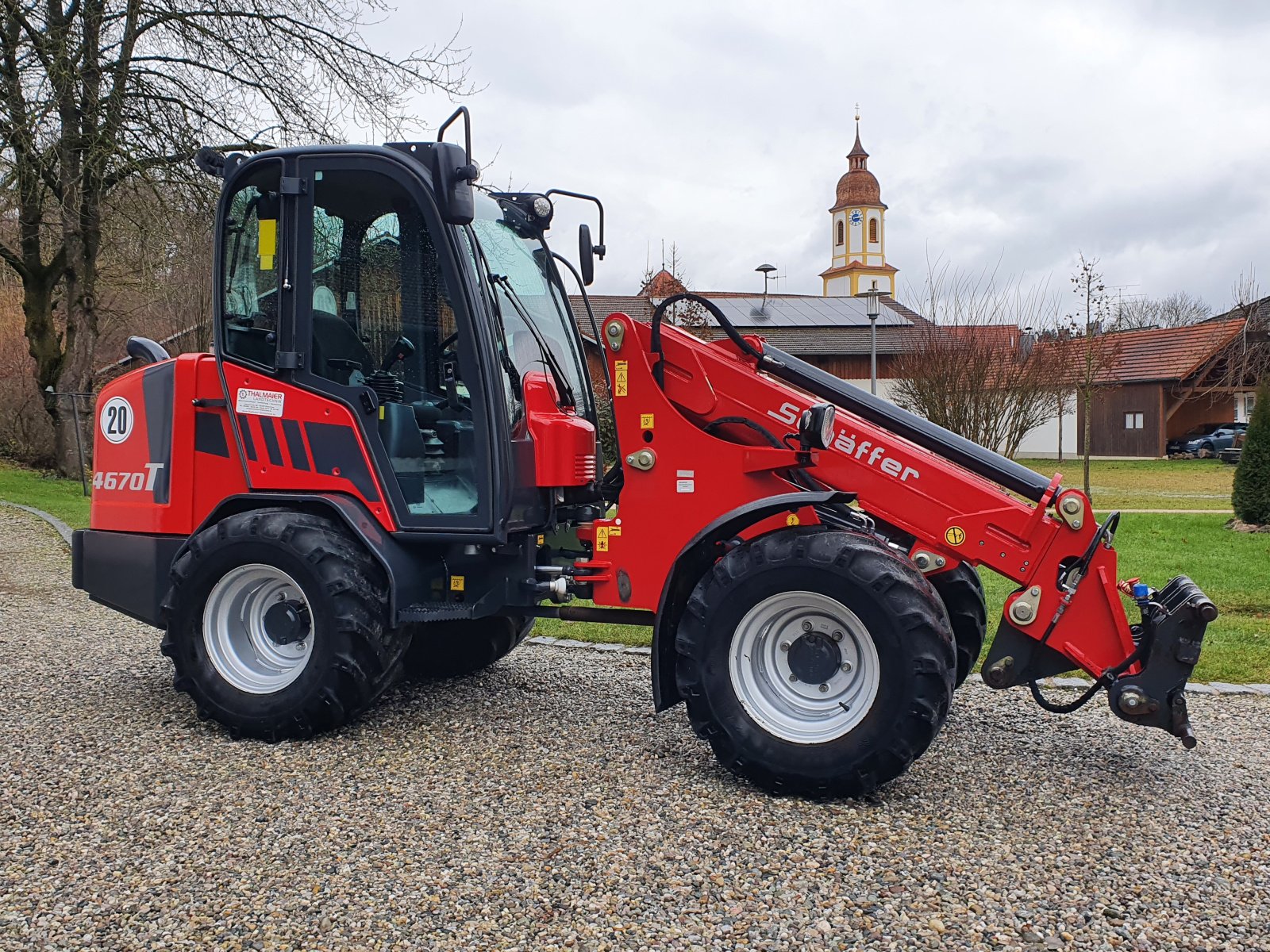 Teleradlader van het type Schäffer 4670 T, Gebrauchtmaschine in Oberornau (Foto 2)