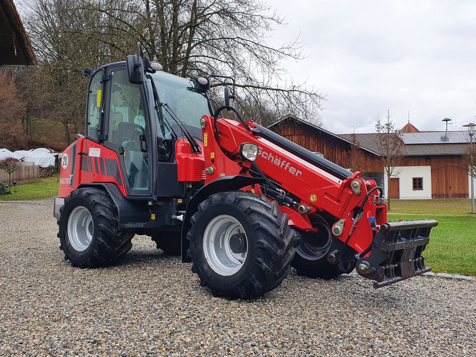 Teleradlader van het type Schäffer 4670 T, Gebrauchtmaschine in Oberornau (Foto 4)