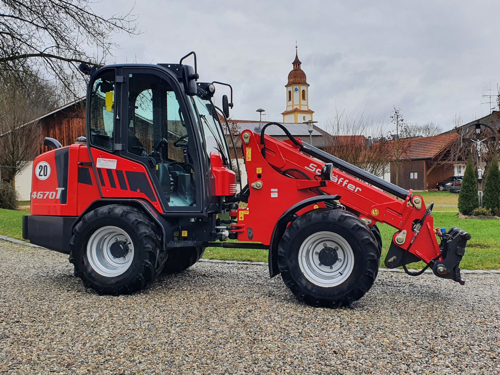 Teleradlader van het type Schäffer 4670 T, Gebrauchtmaschine in Oberornau (Foto 7)