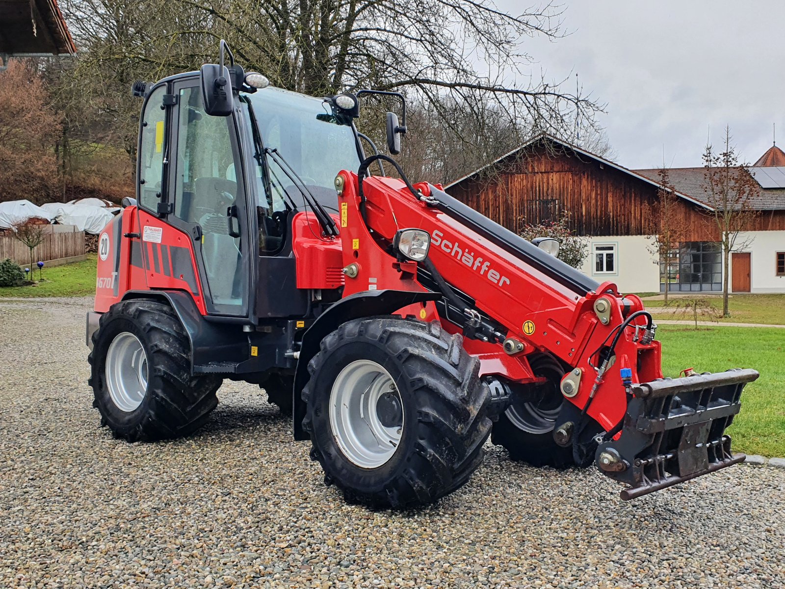 Teleradlader van het type Schäffer 4670 T, Gebrauchtmaschine in Oberornau (Foto 14)