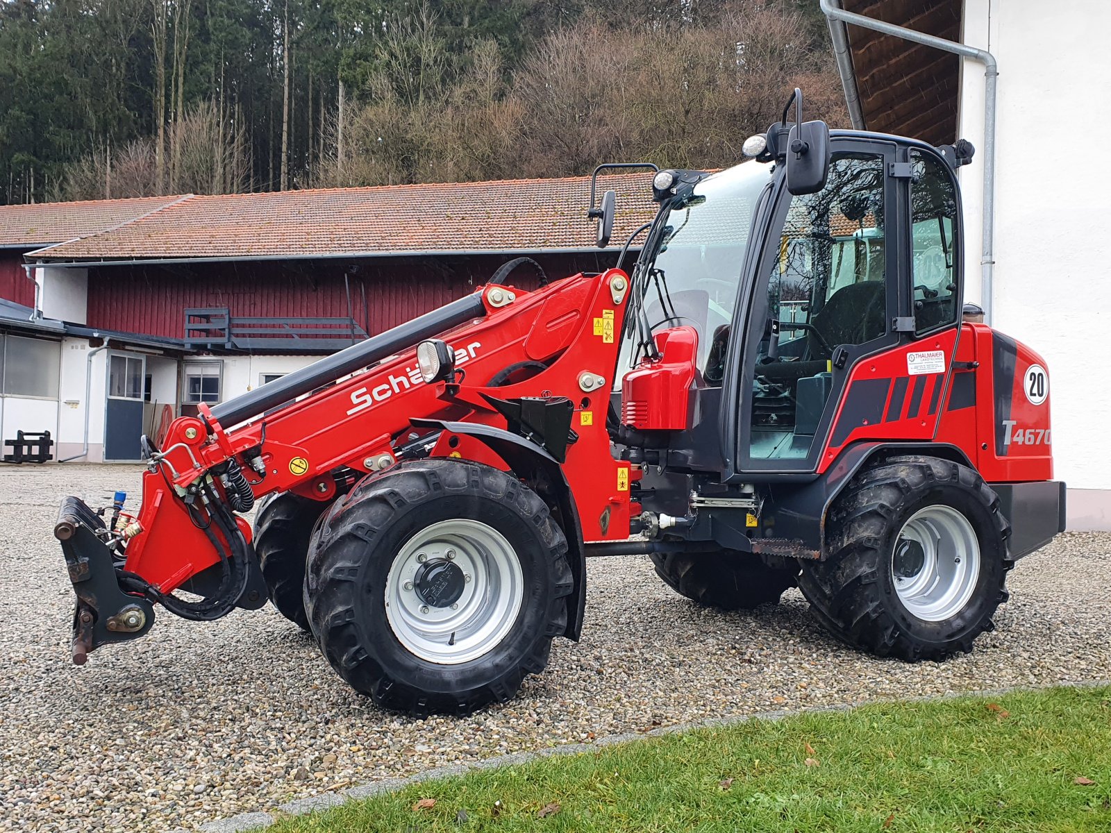 Teleradlader van het type Schäffer 4670 T, Gebrauchtmaschine in Oberornau (Foto 17)