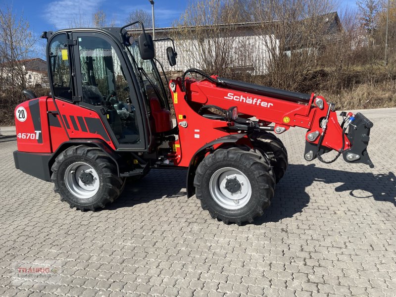 Teleradlader van het type Schäffer 4670 T, Neumaschine in Mainburg/Wambach (Foto 1)