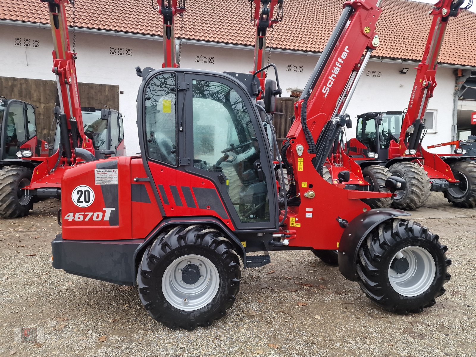 Teleradlader van het type Schäffer 4670T, Neumaschine in Gerolsbach (Foto 11)