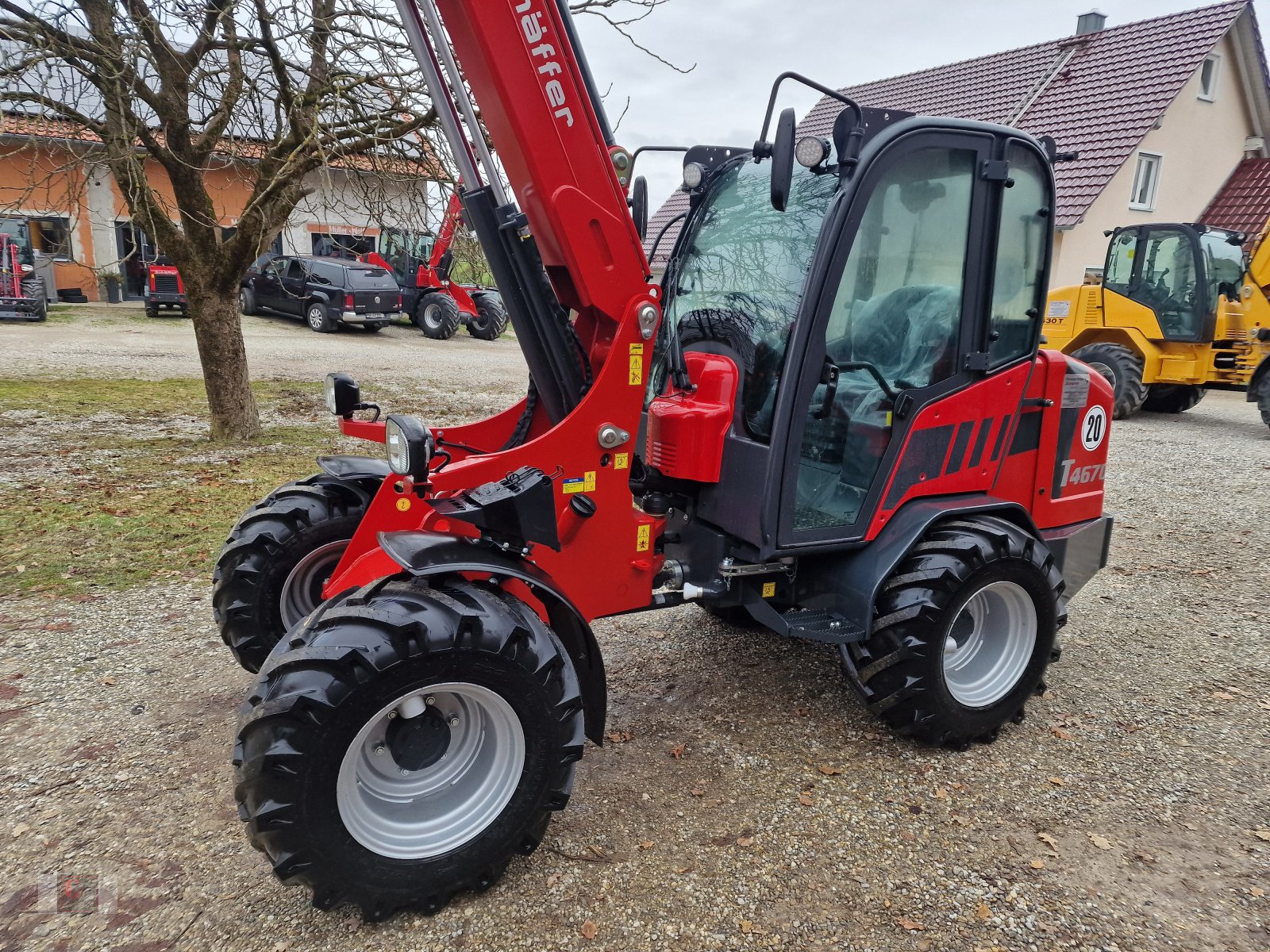 Teleradlader van het type Schäffer 4670T, Neumaschine in Gerolsbach (Foto 13)