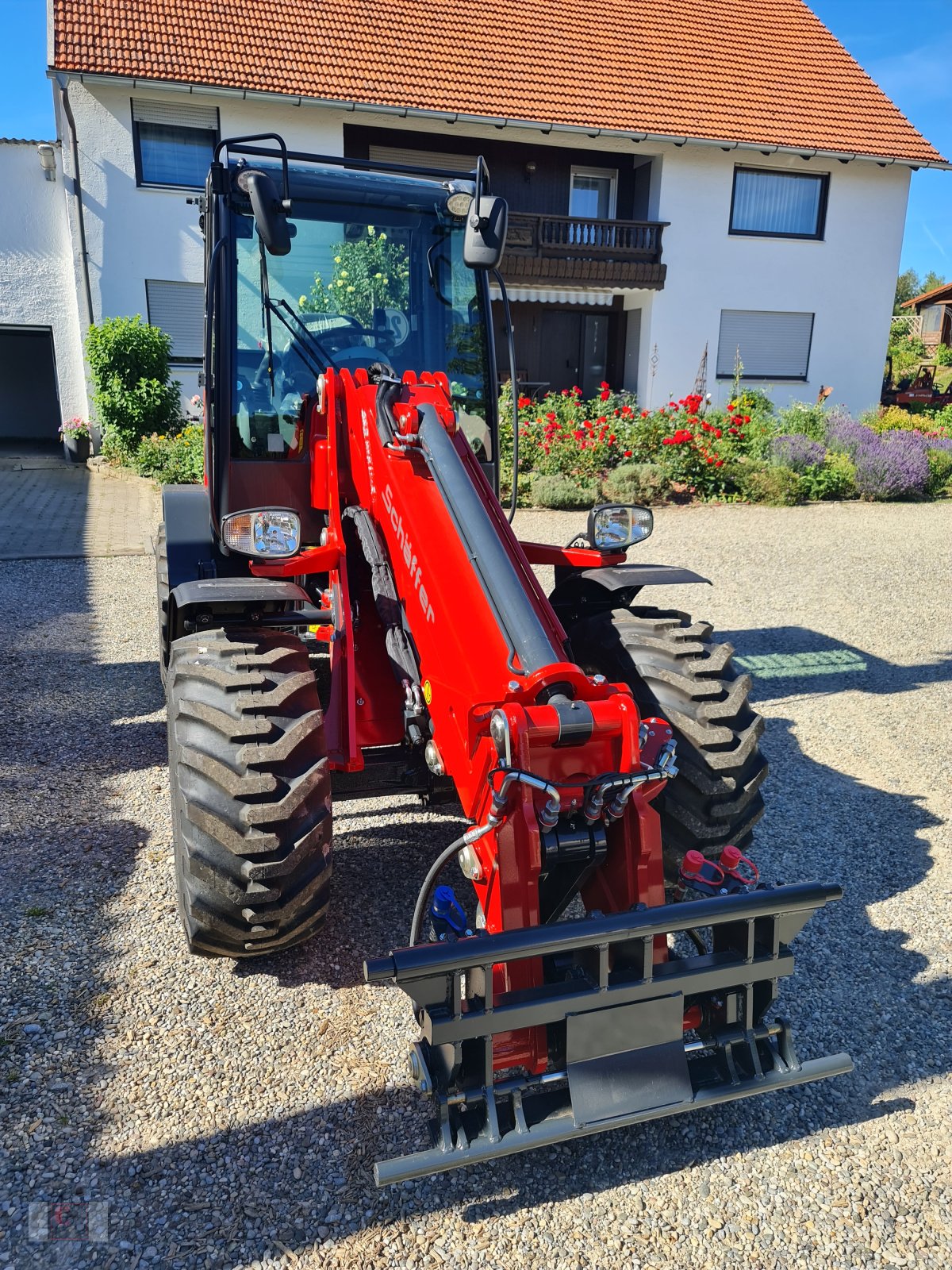 Teleradlader van het type Schäffer 5680T, Neumaschine in Gerolsbach (Foto 5)