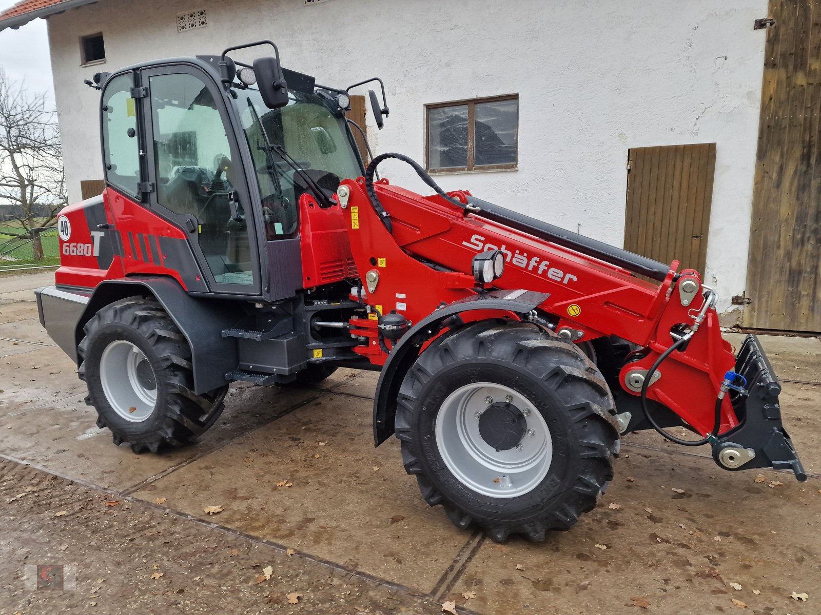 Teleradlader del tipo Schäffer 6680 T-2, Neumaschine en Gerolsbach (Imagen 9)