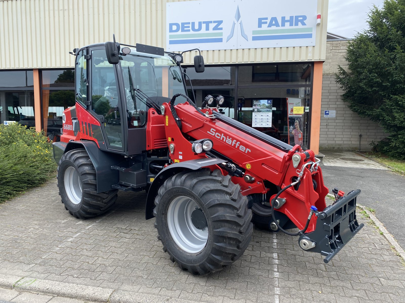 Teleradlader del tipo Schäffer 6680 T GUTE AUSSTATTUNG SOFORT VERFÜGBAR, Neumaschine en Neustadt (Imagen 1)