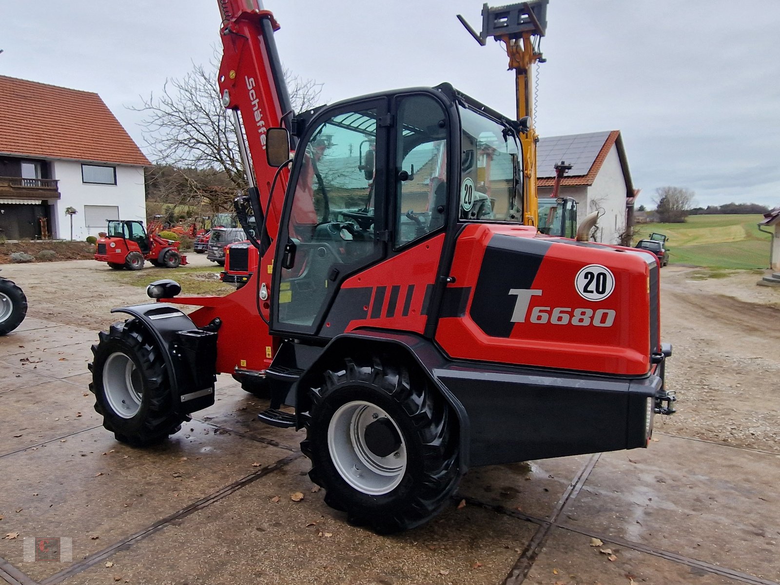 Teleradlader van het type Schäffer 6680 T, Neumaschine in Gerolsbach (Foto 4)