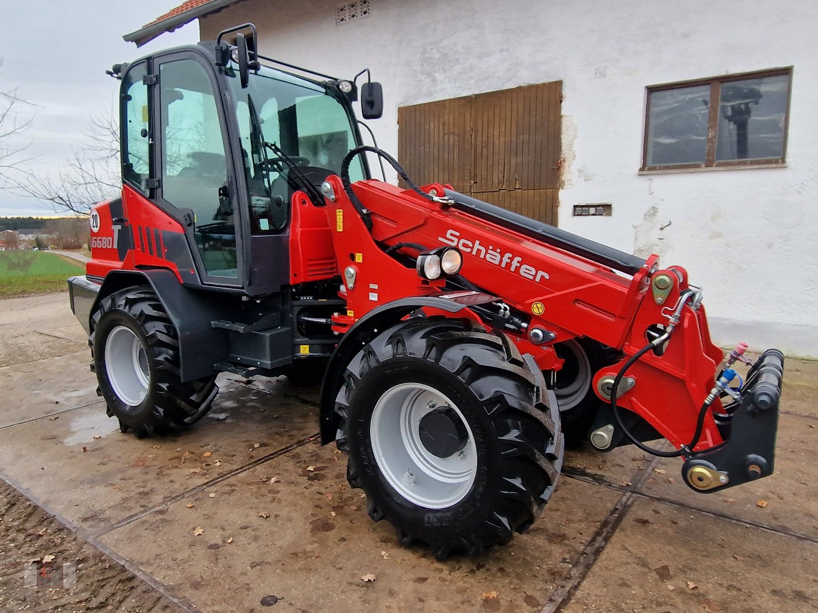 Teleradlader van het type Schäffer 6680 T, Neumaschine in Gerolsbach (Foto 10)