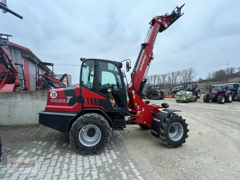 Teleradlader van het type Schäffer 6680 T, Neumaschine in Mainburg/Wambach (Foto 1)