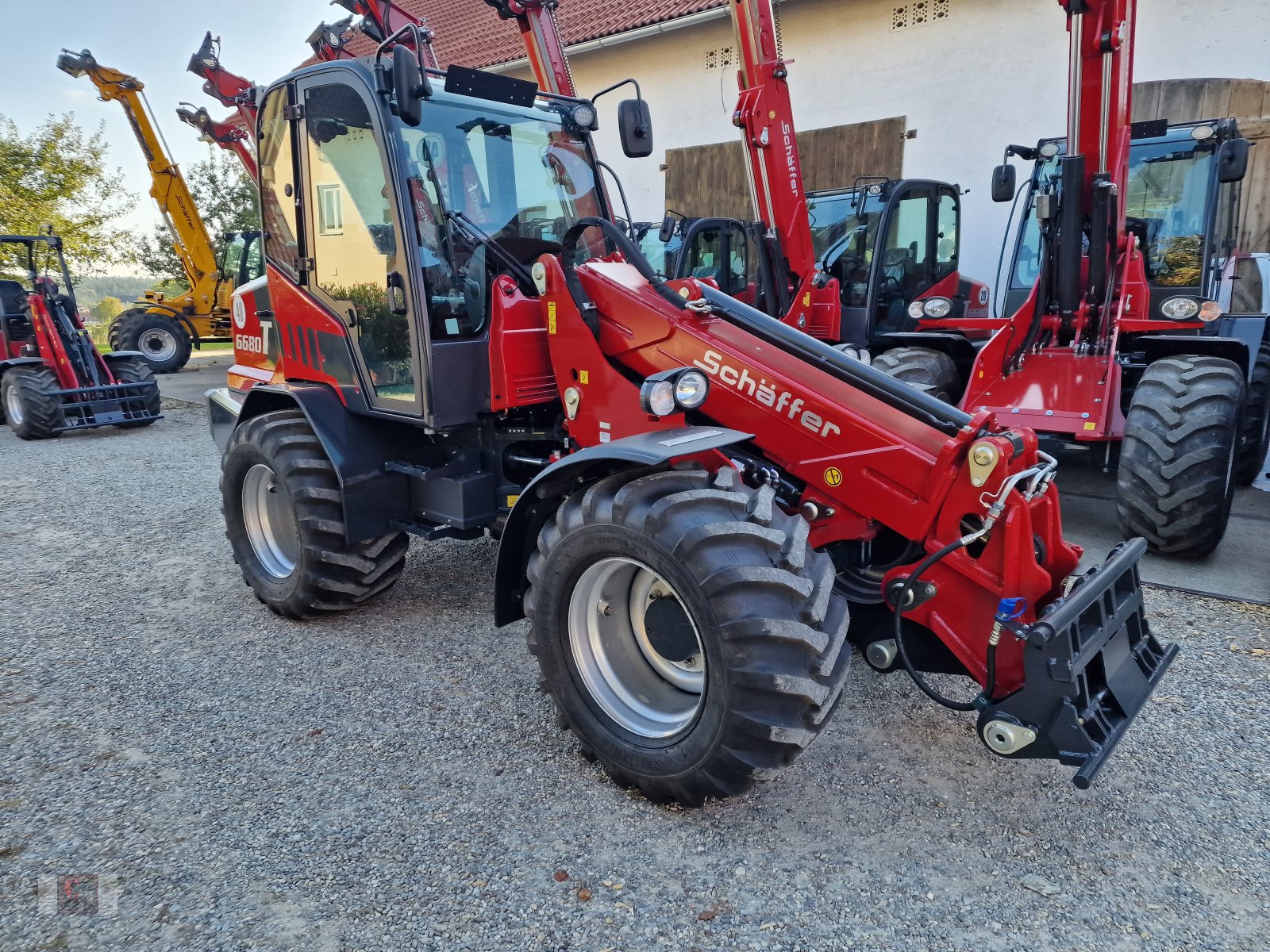 Teleradlader van het type Schäffer 6680T-2, Neumaschine in Gerolsbach (Foto 5)