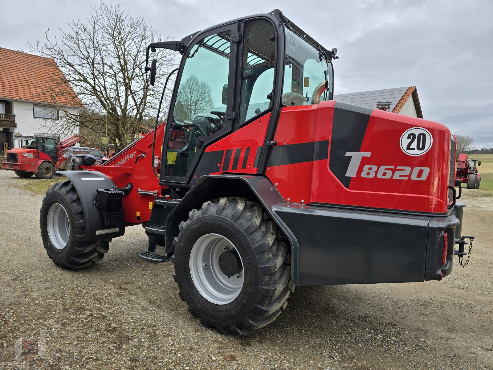 Teleradlader van het type Schäffer 8620 T - 2, Neumaschine in Gerolsbach (Foto 1)