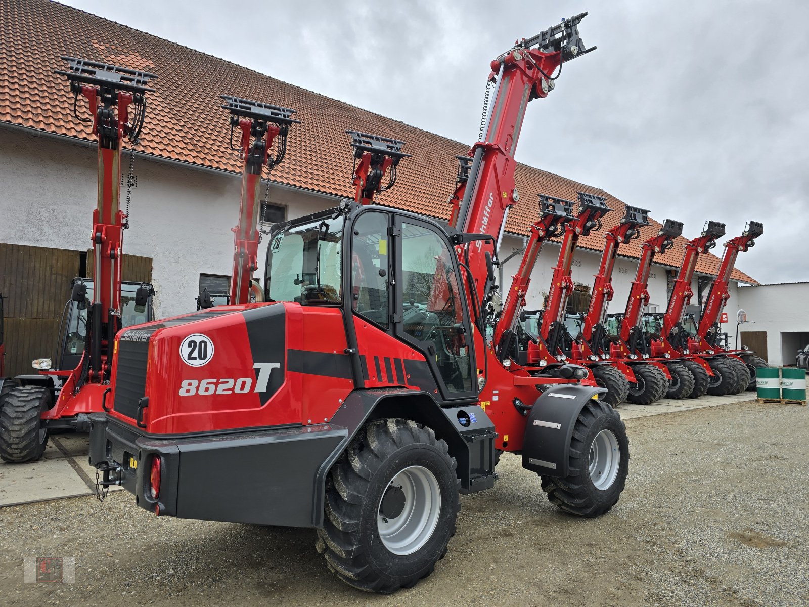 Teleradlader van het type Schäffer 8620 T - 2, Neumaschine in Gerolsbach (Foto 15)