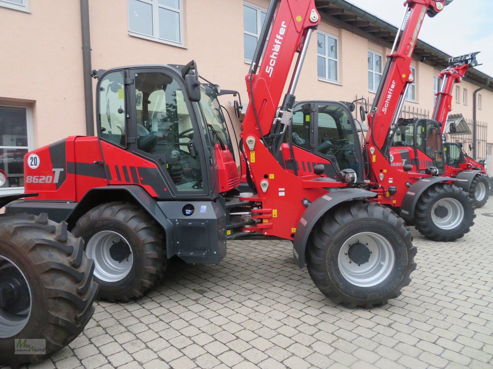 Teleradlader van het type Schäffer 8620 T, Neumaschine in Markt Schwaben (Foto 1)