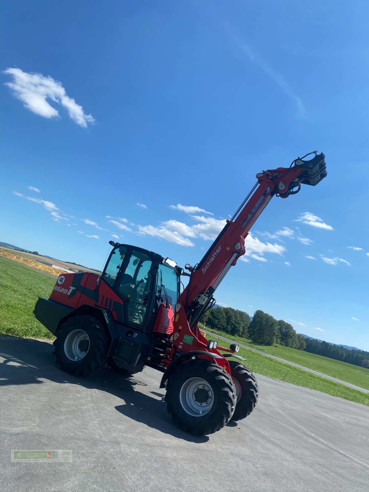 Teleradlader типа Schäffer 8620 T, Gebrauchtmaschine в Tirschenreuth (Фотография 3)