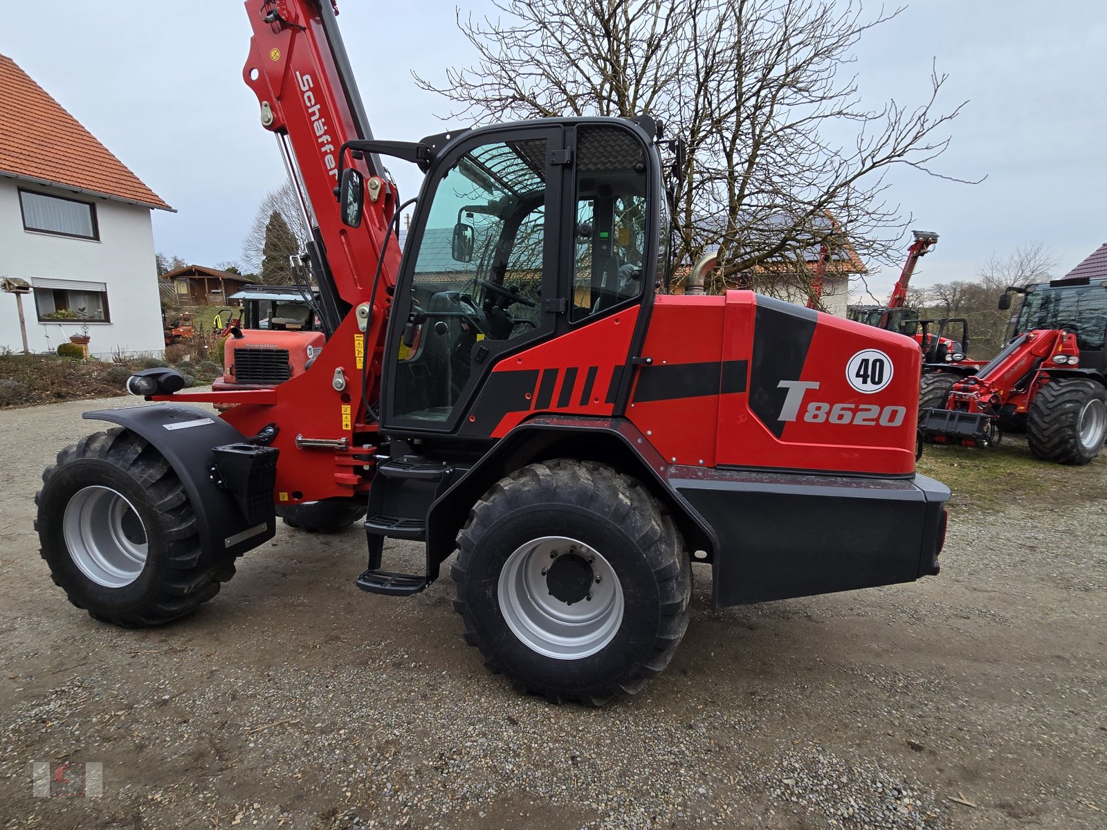 Teleradlader van het type Schäffer 8620T-2, Neumaschine in Gerolsbach (Foto 1)