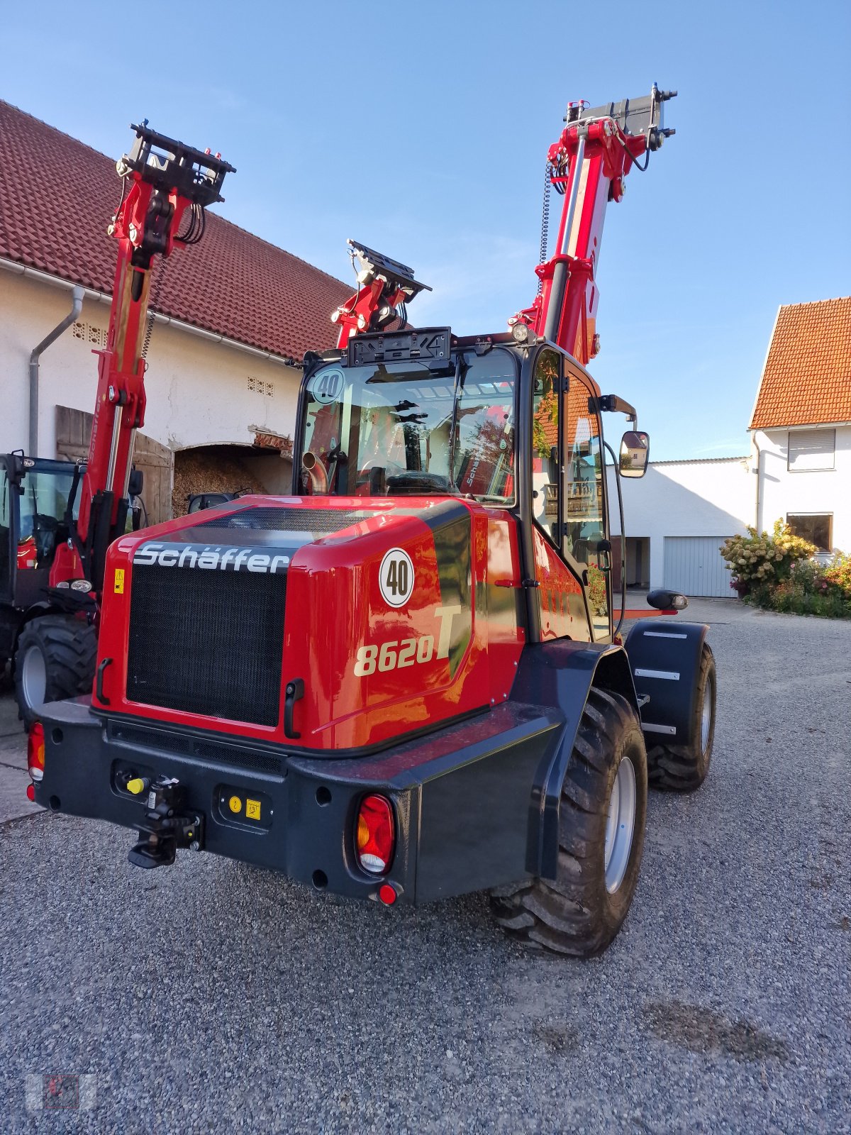 Teleradlader van het type Schäffer 8620T, Neumaschine in Gerolsbach (Foto 5)